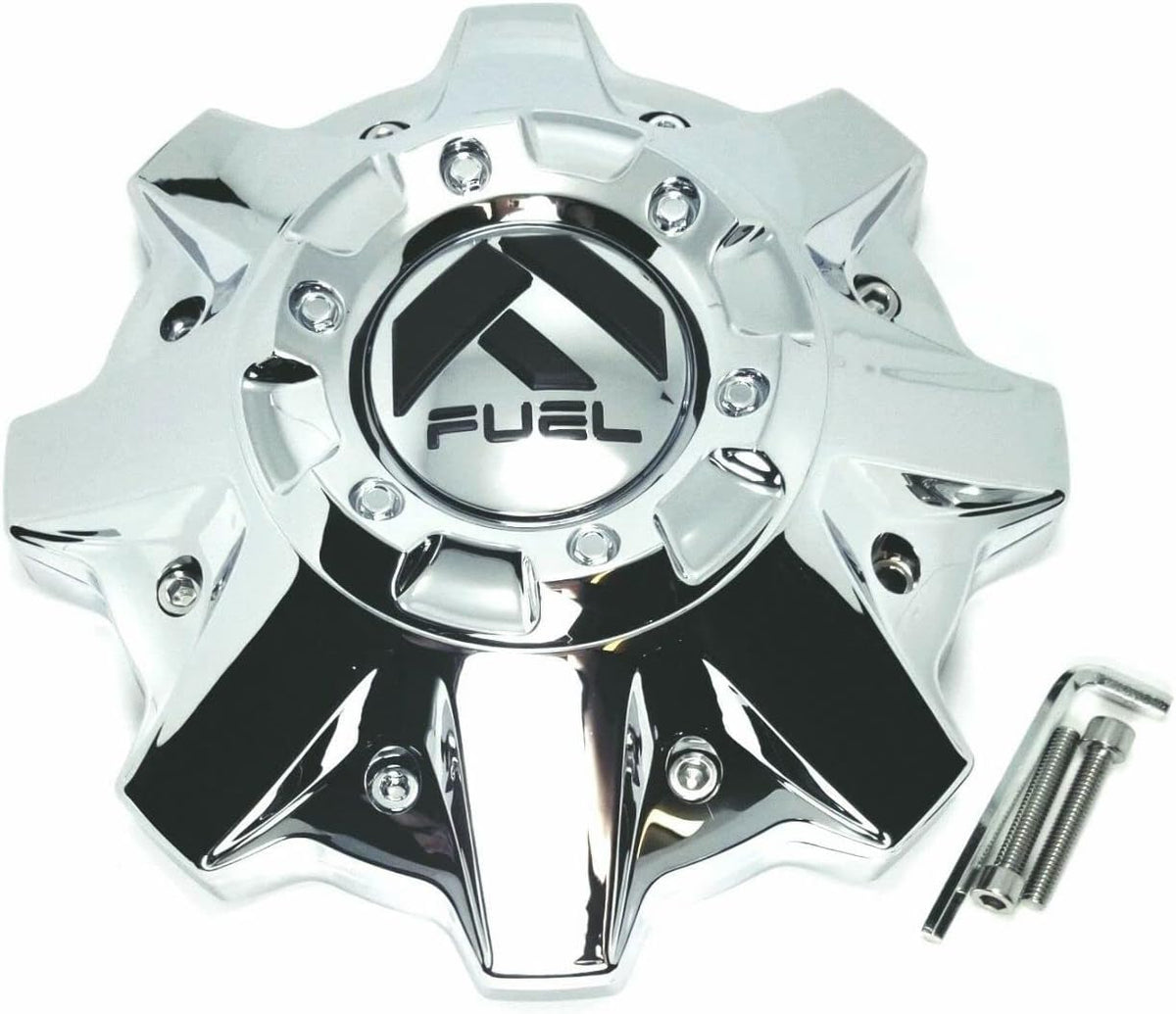 FUEL OFF-ROAD Center Cap, 8 Lug, Chrome