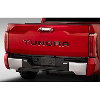 Set of 2 TR Bed Side PRO Insert Badge Embossed Emblem NamePlate for Tundra 2014-