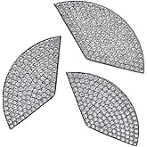 C300 Trunk Side Badge Silver Bling Letter Emblem Crystal for Mercedes Benz Ice O