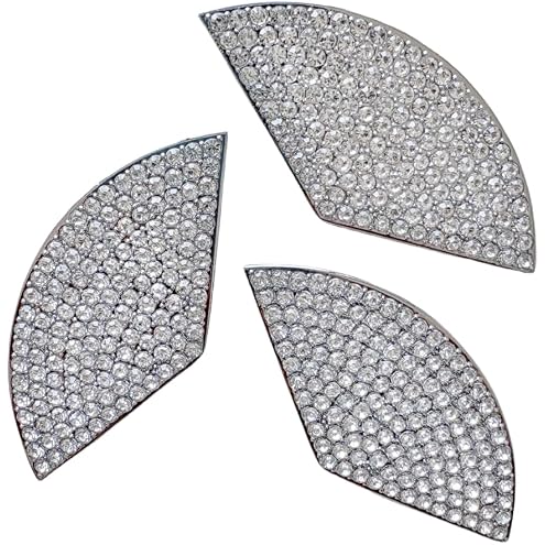 C300 Trunk Side Badge Silver Bling Letter Emblem Crystal for Mercedes Benz Ice O