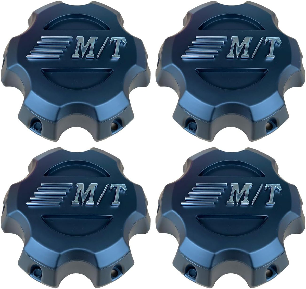 Black 9-565SB3 Wheel Rim Center Hub Cap for Mickey Thompson Sidebiter II 6x5.5/135 4PCS