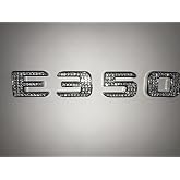C300 Trunk Side Badge Silver Bling Letter Emblem Crystal for Mercedes Benz Ice O