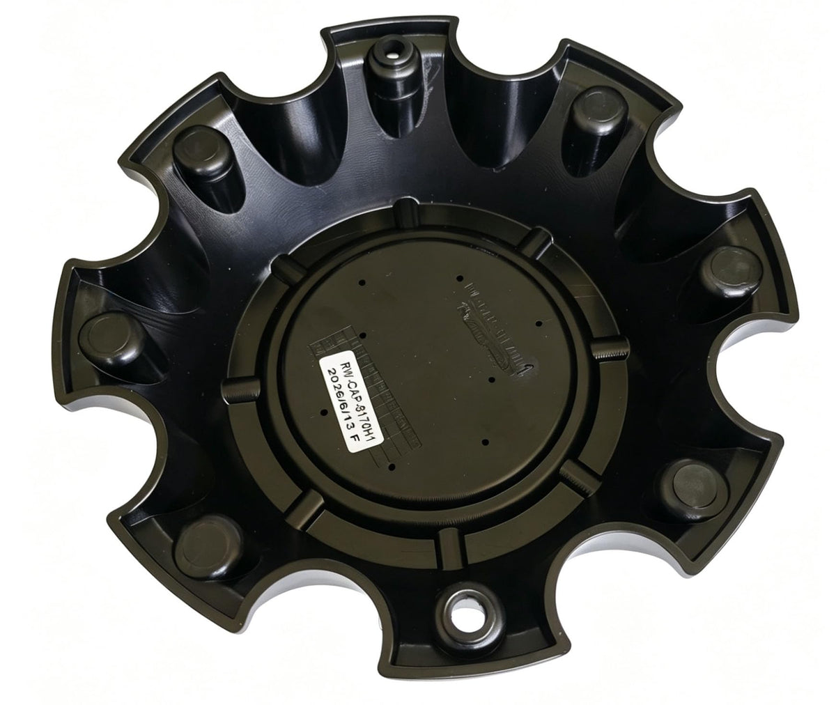 8170H1 Matte Black Wheel Center Cap ICON Vehicle Dynamics Hub RW-CAP-8170H LG2101-22, 1PC