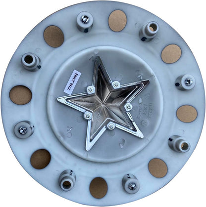 Wheel Center Cap KMC XD Series Rockstar Wheel Hub Cap 775L239B Dually Matte Blac