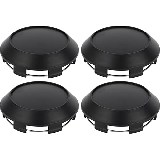 Glossy Black M060-B Wheel Rim Center Hub Cap 60mm/2.25'' Compatible with Mitsubi