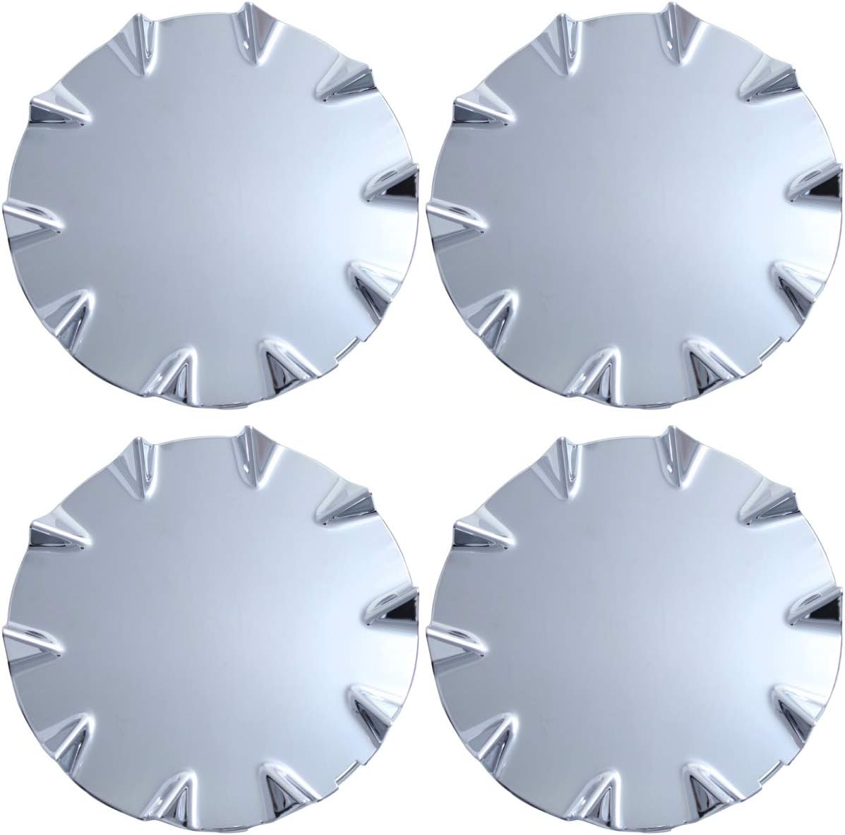 Set of 4 NEW Chrome Aftermarket Wheel Hub Center Caps Replacement for 2003-2006 Chevrolet SSR