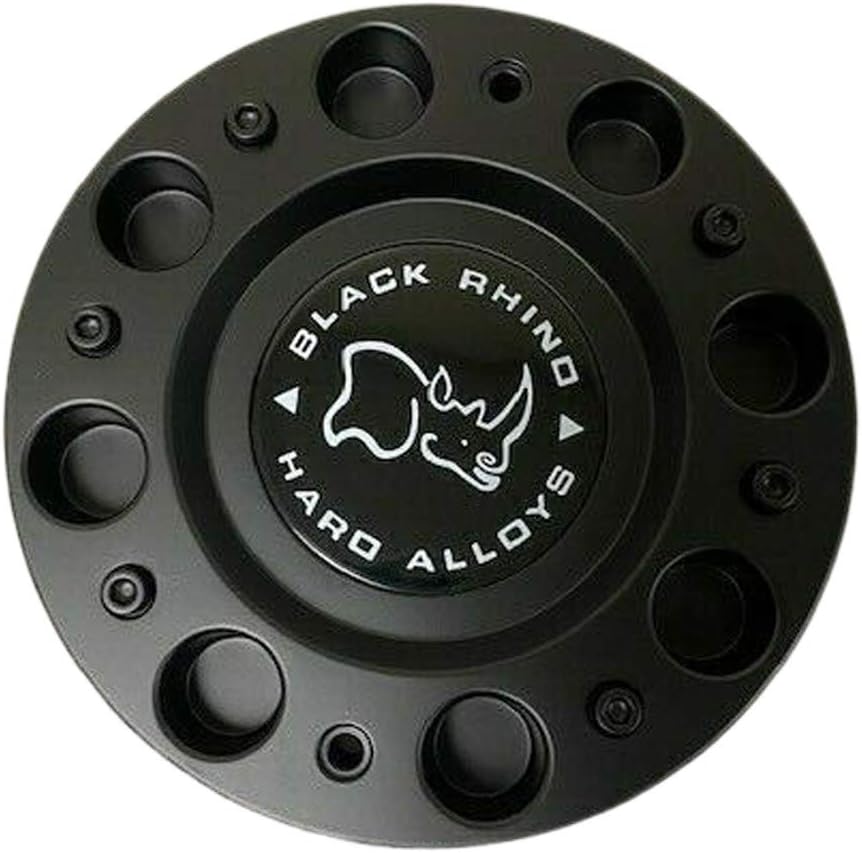 Black Rhino Wheels Armory 1244S01 1244C01 MB-429 CCBRARM Matte Black 5 and 6 Lug Center Cap