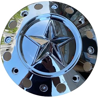 Wheel Center Cap KMC XD Series Rockstar Wheel Hub Cap 1000775 Matte Black 1PC