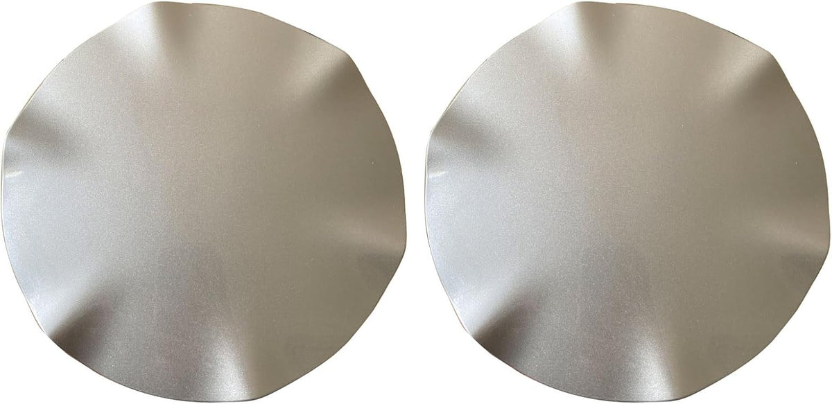 Silver Wheel Rim Wheel Rim Center Cap Hub Cover 25602312 560-04016B for Buick Riviera 16" 1995-1999 2PCS
