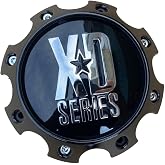 Wheel Hub Cap KMC XD Satin Black 6 Lug Bolt On XD820/XD835 Wheel Center Cap 1079