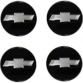 4pcs Racing Flag Camaro 2016-2018 Hub Cap Set (18" or 19") Black Brushed Stainle