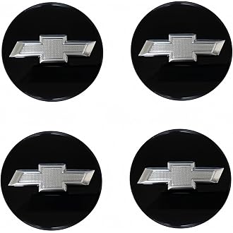 4pcs Racing Flag Camaro 2016-2018 Hub Cap Set (18" or 19") Black Brushed Stainle