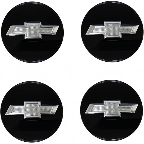4pcs Racing Flag Camaro 2016-2018 Hub Cap Set (18" or 19") Black Brushed Stainle