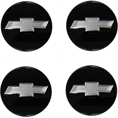 4pcs Racing Flag Camaro 2016-2018 Hub Cap Set (18" or 19") Black Brushed Stainle