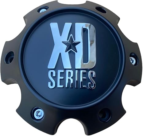 Wheel Hub Cap KMC XD Satin Black 6 Lug Bolt On XD820/XD835 Wheel Center Cap 1079