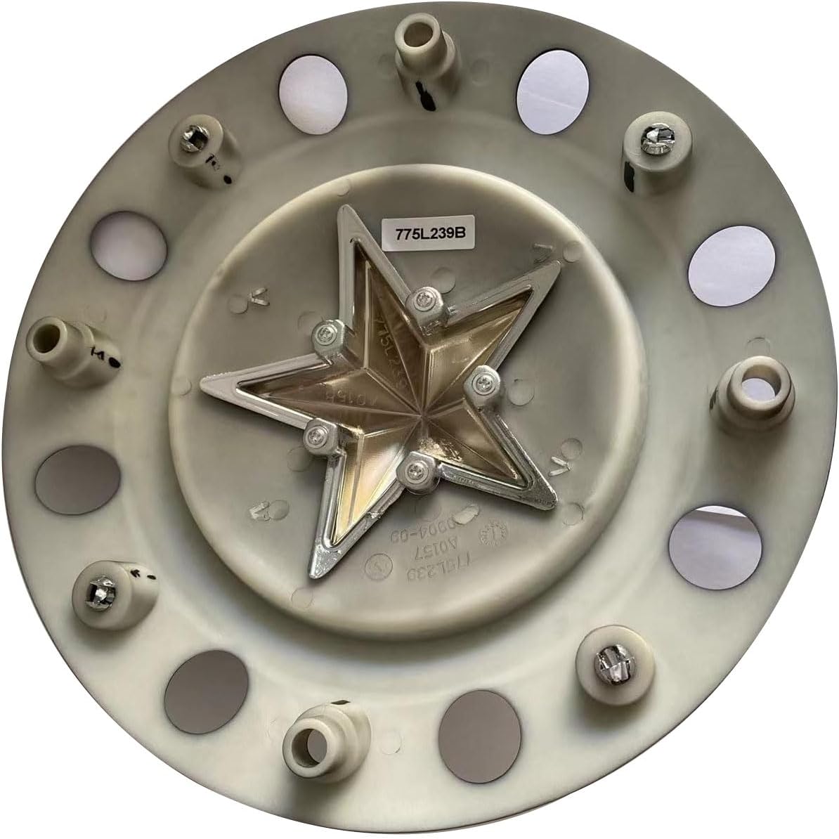 Wheel Hub Cap 1000775 Matte Black KMC XD Series Rockstar Wheel Center Cap 4PCS