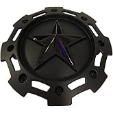 Wheel Center Cap KMC XD Series Rockstar Wheel Hub Cap 1001775 Matte Black 4PCS