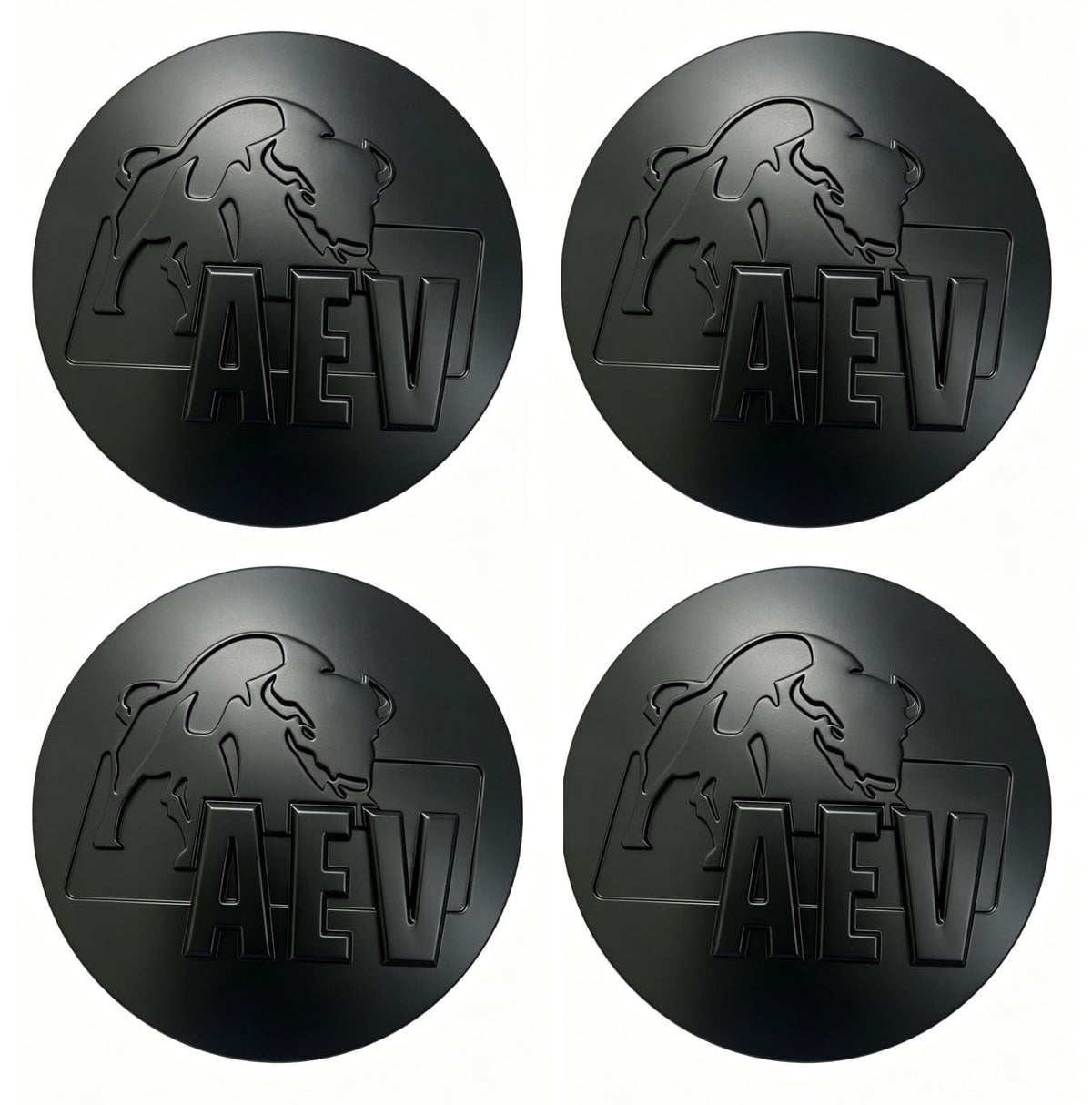 Wheel Center Cap Matte Black AVE 20404- Cap Hub Cap 4.875",4PCS
