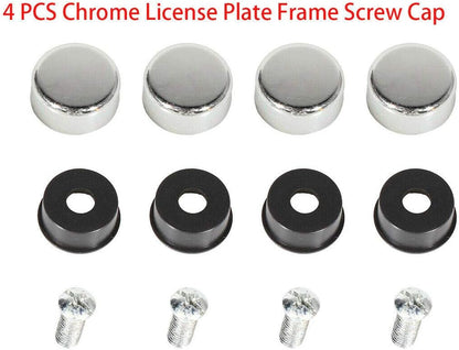 Stainless Steel License Plate Tag for Car (Chrome for MercedesBenz)