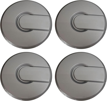 Wheel Center Cap Silver Gray for Hummer H2 Hub Cap 9595931 9594462 4PCS