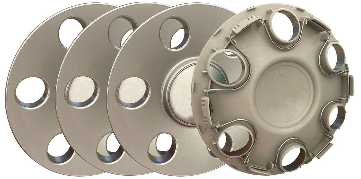 4PC Silver Wheel Center Cap for Expedition, F-150 2010-2014 Hub Cap #7L1Z1130D,L14-1A096-DB F7096