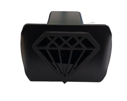 Metal Diamond Trailer Hitch Cover for 2'' Towing Rear Receiver Plug Cover SUV Pickup Trucks