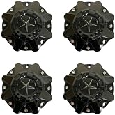 1pc Glossy Black Wheel Center Cap Hub Cap ER038 ForDFD Wheels Texas Lone Star ER