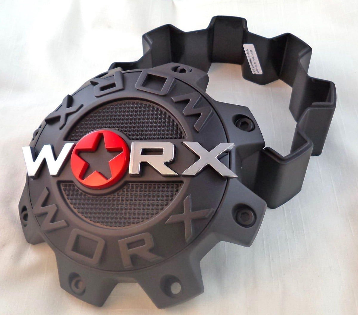 WRX-8808LSB / Worx Alloy 8-Lug Satin Black Bolt On Center Cap