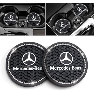 Stainless Steel License Plate Tag for Car (Black for MercedesBenz)