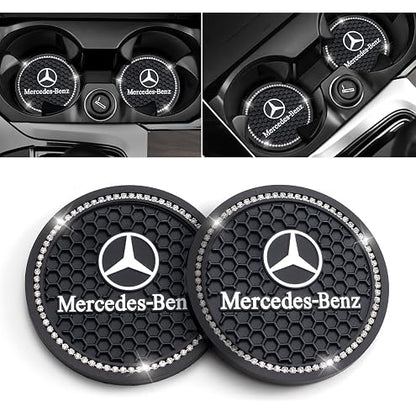 Stainless Steel License Plate Tag for Car (Black for MercedesBenz)