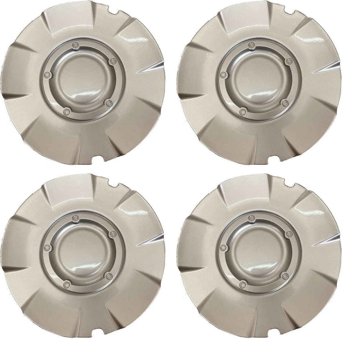 Wheel Center Hub Caps Silver, Set of 4, CAP5120-S