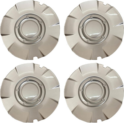 Wheel Center Hub Caps Silver, Set of 4, CAP5120-S