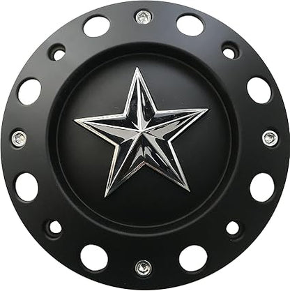 Wheel Center Cap KMC XD Series Rockstar Wheel Hub Cap 1000775 Matte Black 1PC