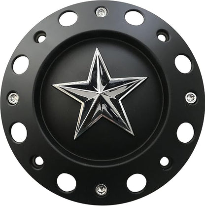 Wheel Center Cap KMC XD Series Rockstar Wheel Hub Cap 1000775 Matte Black 1PC