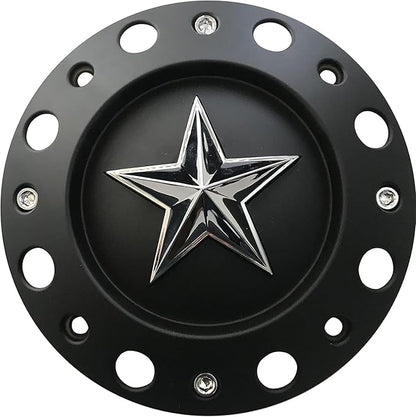 Wheel Center Cap KMC XD Series Rockstar Wheel Hub Cap 1000775 Matte Black 1PC