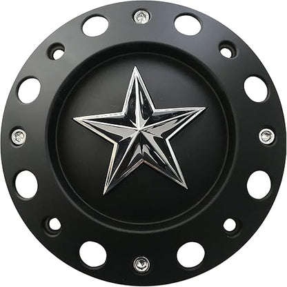 Wheel Center Cap KMC XD Series Rockstar Wheel Hub Cap 1001775 Chrome Silver 1PC