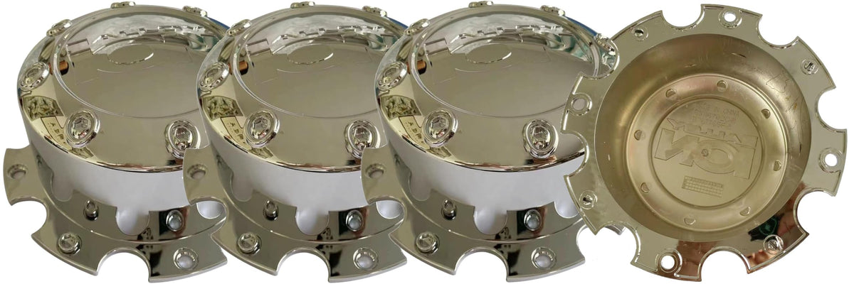 4PCS Wheel Center Cap for ION 8 Lug 8"" Custom Wheel Center Cap C1016702C-R 11761765F-2 Chrome