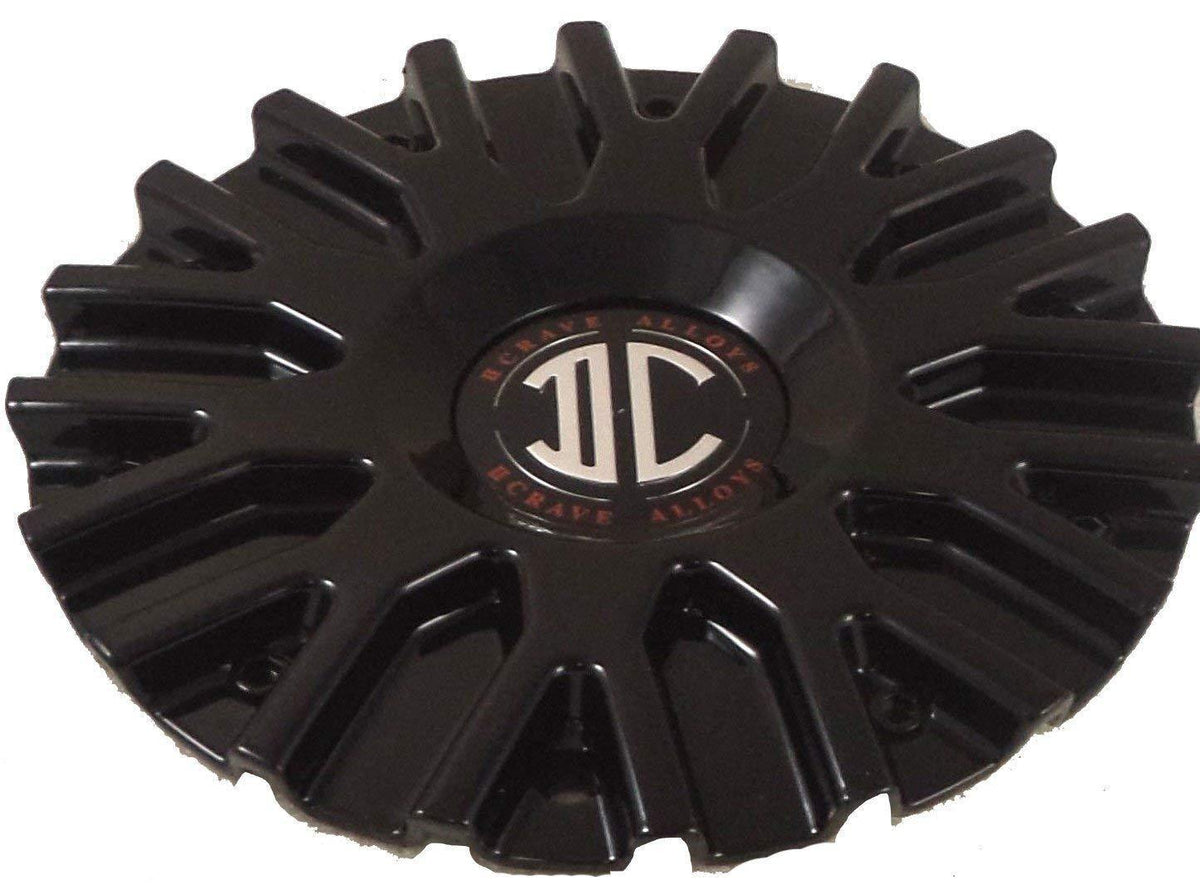 2 Crave # C106101-2295 CAP Wheels Gloss Black Custom Wheel Center Cap (4 CAPS)