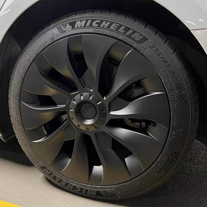 4PCS Black Wheel Center Cap Hub Cap Cover for Tesla CyberTruck