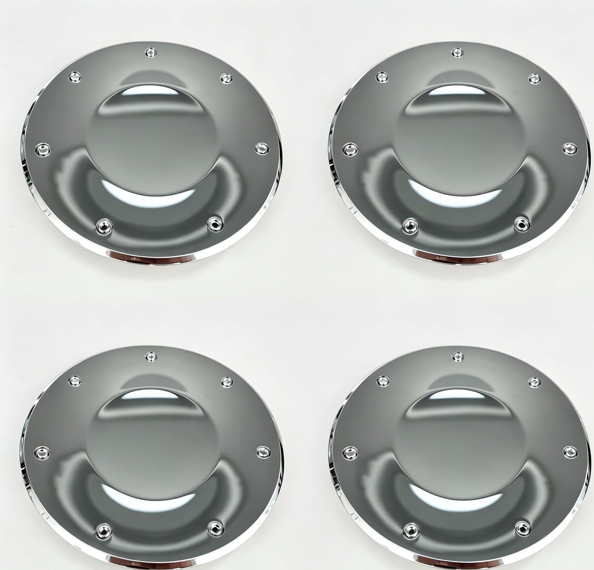 4pcs Chrome Wheel Center Cap Hub Cover 9593653 for Cadillac CTS Silver 16" Wheel