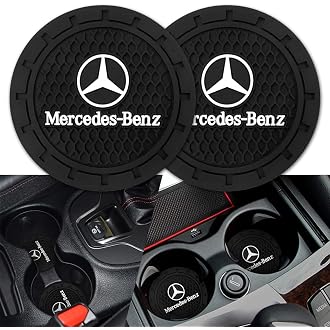 Stainless Steel License Plate Tag for Car (Black for MercedesBenz)