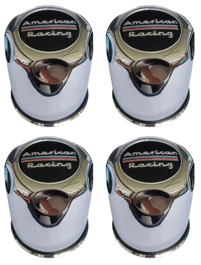 1327000 Chrome Wheel Center Cap American Racing Hub Cap 3.27'', 4Pcs