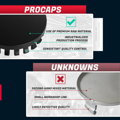 ProCaps 83MM 3.25 Inch Wheel Center Caps for Chevy Chevrolet GMC Rim Wheel Cente