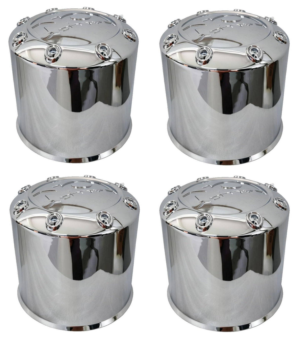 C1016602 Chrome Wheel Center Cap Ion Alloy 8 Lug LG1904-08 Hub Cap,4PCS