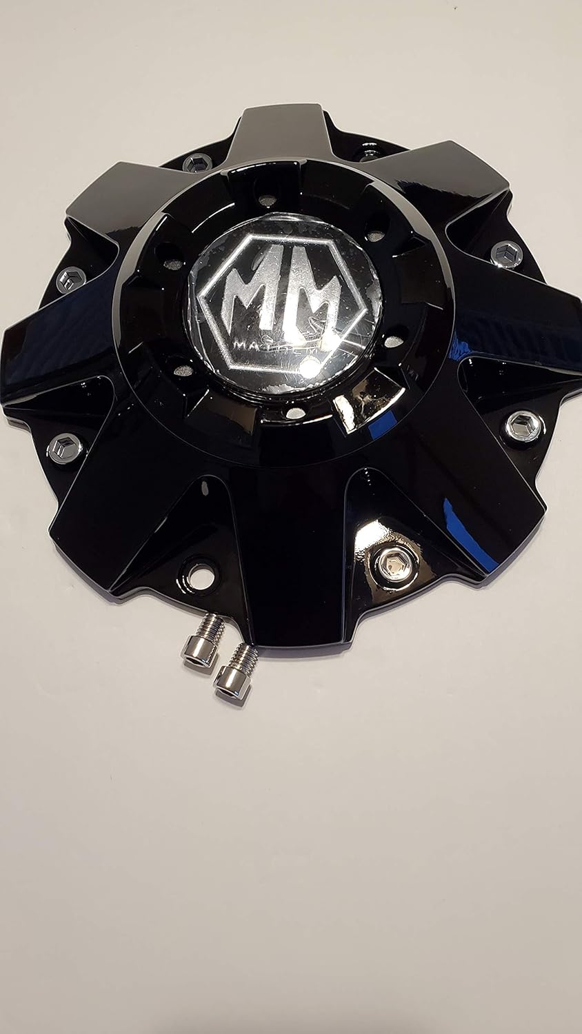 Mayhem Wheels Black Center Cap with 2 mounting Screws Bolt C108040B01 81222090F-1