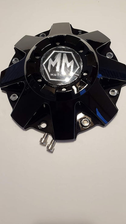 Mayhem Wheels Black Center Cap with 2 mounting Screws Bolt C108040B01 81222090F-1