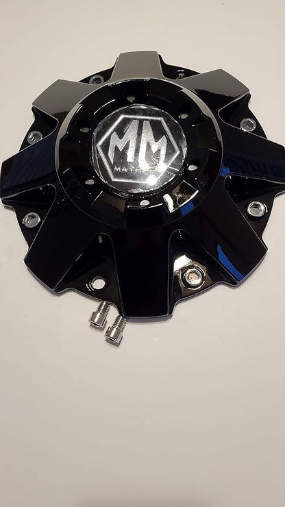 Mayhem Wheels Black Center Cap with 2 mounting Screws Bolt C108040B01 81222090F-