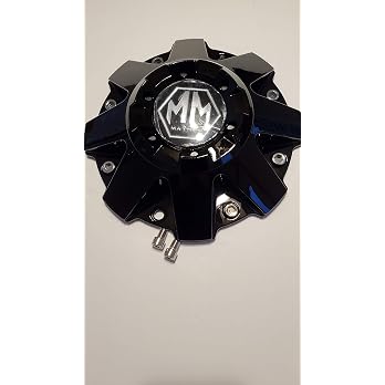 Mayhem Wheels Black Center Cap with 2 mounting Screws Bolt C108040B01 81222090F-