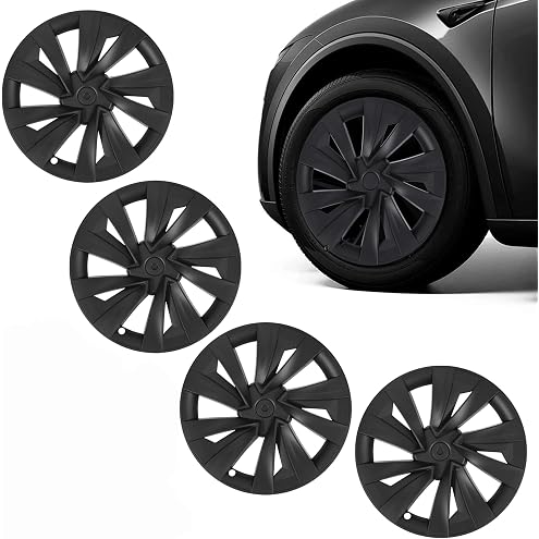 4PCS Black Wheel Center Cap Hub Cap Cover for Tesla CyberTruck
