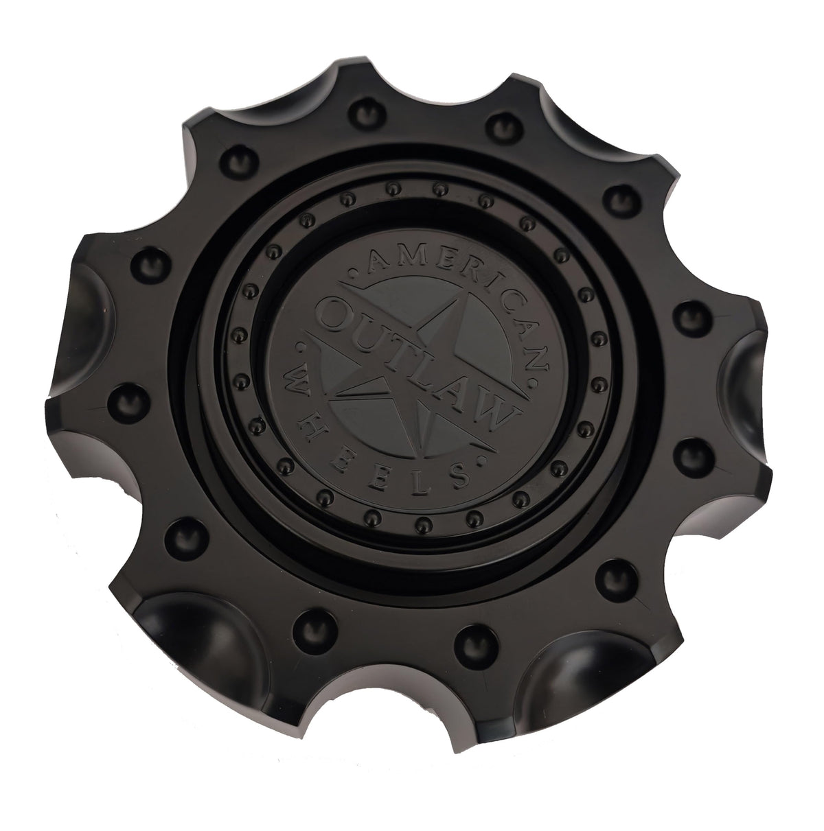 Matte Black G205-6V-01 Wheel Center Cap 1Pc